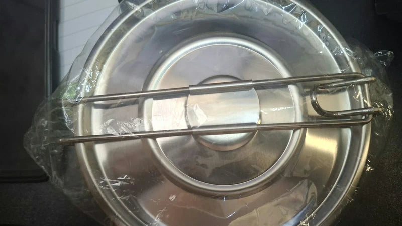 Portavivande / scaldalatte in acciaio inox 14 cm