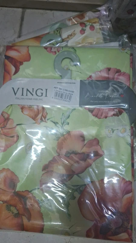Tovaglia antimacchia Vingi Ricami x6 – 140×180