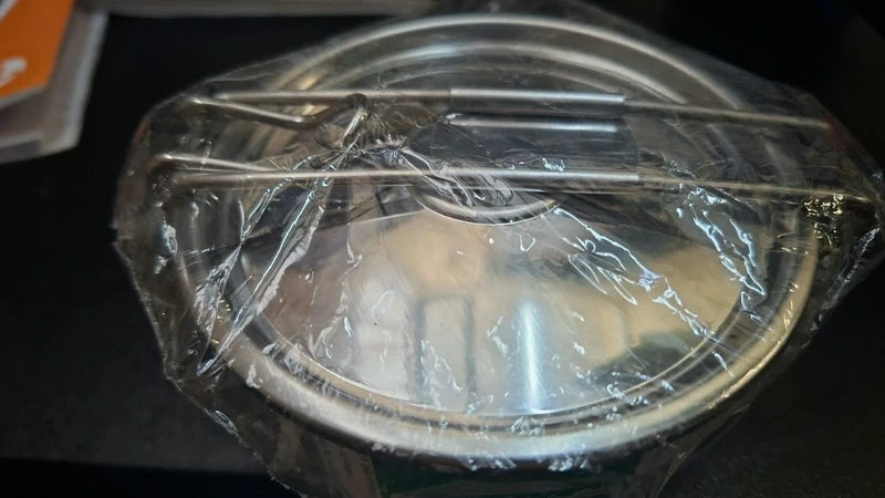 Portavivande / scaldalatte in acciaio inox 10 cm