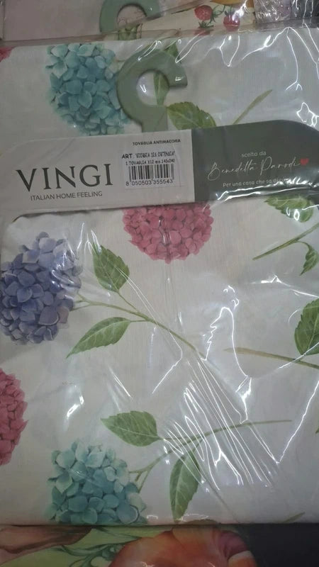 Tovaglia antimacchia Vingi Ricami x6 – 140×180