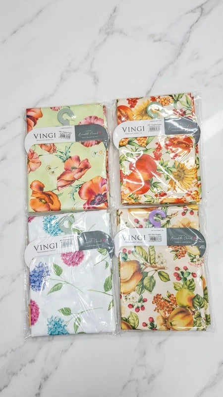 Tovaglia antimacchia Vingi Ricami x6 – 140×180
